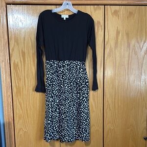 Black and White Polka Dot Dress